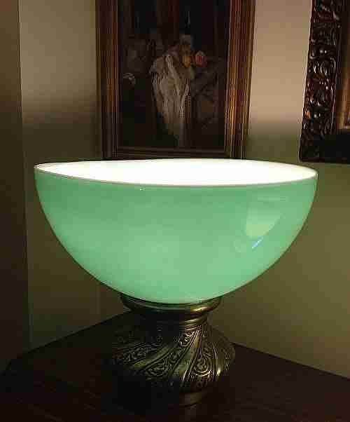 spectacular 1920 uplighter opaline