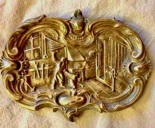 1800 french vide poche bronze