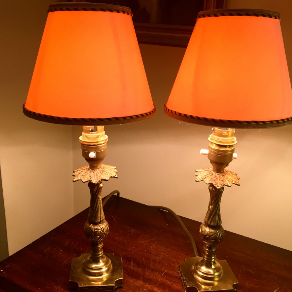 antique 1920 table lamps