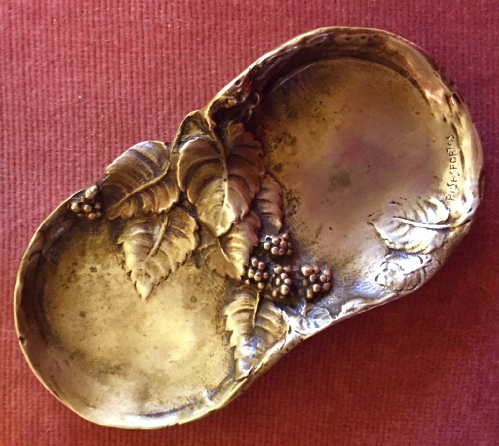 1900 vide poche bronze signed