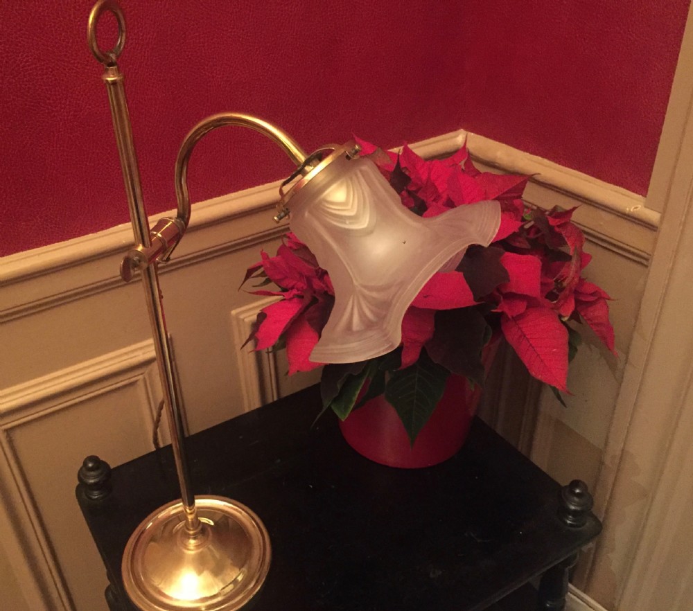 traditional edwardian desk lamp brass
